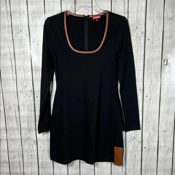 STAUD Joint Mini A-Line Dress size - Picture 3 of 13